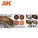 Набор акриловых красок для модуляции Немецкий Красный Грунт 3G (Modulation German Red Primer 3G) 4 шт AK-Interactive AK11641 AK11641 фото 2