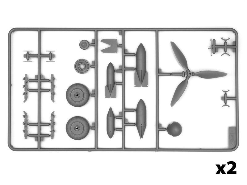 Сборная модель ICM 1/48 He 111H-20, Немецкий бомбардировщик 2 Мировой войны 48264 ICM48264 фото
