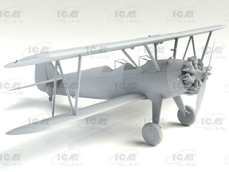 Збірна модель ICM 1/32 Stearman PT-17 з американськими кадетами (32051) ICM32051 фото