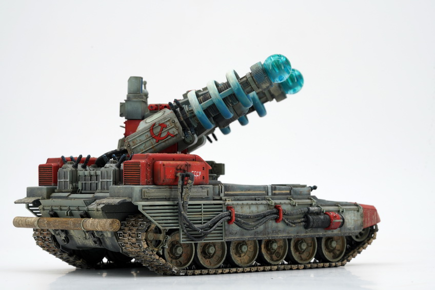 Радянський експериментальний танк 1/35 Танк Тесли (C&C) Border Model BC-005 , збірна модель Ред Алерт Бордер BC-005 фото