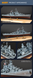 Американский легкий крейсер 1/350 USS Atlanta CL-51 Aotori Bunka AT35011 , збірна модель крейсер Атланта AT35011 фото 3