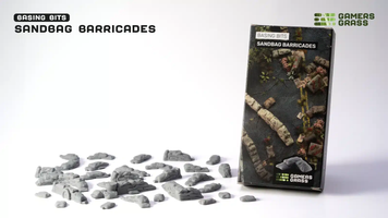 Декор для основи - Барикади з мішків з піском GamersGrass Basing Bits Sandbag Barricades GGBB-SB GGBB-SB фото