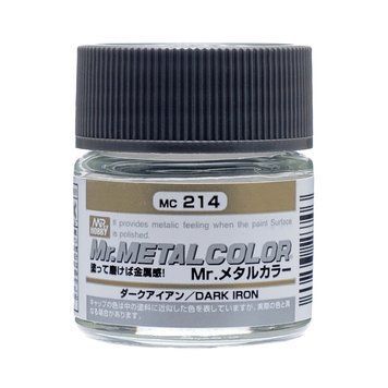 Акрилова фарба Mr.Metal Colors Темне залізо (Dark Iron) Mr.Hobby MC214 MC214 фото