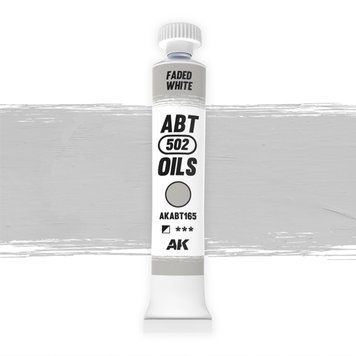 Олійна фарба Вицвілий Білий (Faded White) AK-Interactive AKABT165 AKABT165 фото