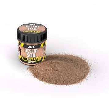 Текстура Diorama Series Пустельний ґрунт 1/35 - Імітація покриття (Desert Soil) 200 г AK-Interactive AK8257 AK8257 фото
