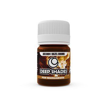 Краска для создания эффекта теней Deep Shades Коричневый Ореховый (Hazel Brown) AK-Interactive AK13004 AK13004 фото