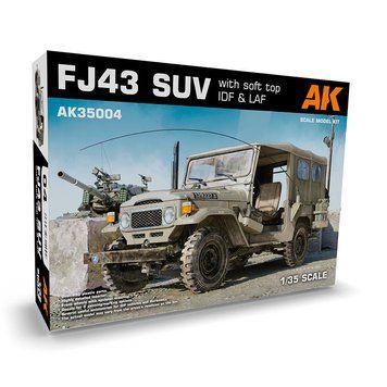 Збірна модель 1/35 японський джип з м`яким дахом (Toyota Land Cruiser FJ43 SUV IDF & LAF) AK-Interactive AK35004 AK35004 фото