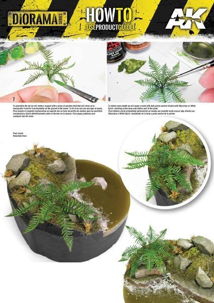 Матеріал для деталювання Набір Рослин Джунглів (Jungle Plants Set) AK-Interactive AK8138 AK8138 фото