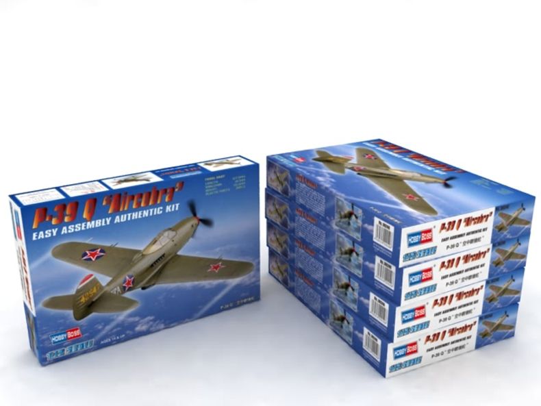 Збірна модель 1/72 Американський винищувач Bell P-39 Q Airacobra HobbyBoss 80240 HB80240 фото