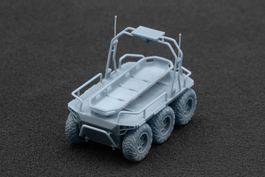 Український наземний дрон 1/72 UGV Ratel H Tow Vehicle Scale X VG-72011 , збірна модель Ратель Скейл Х VG-72011 фото