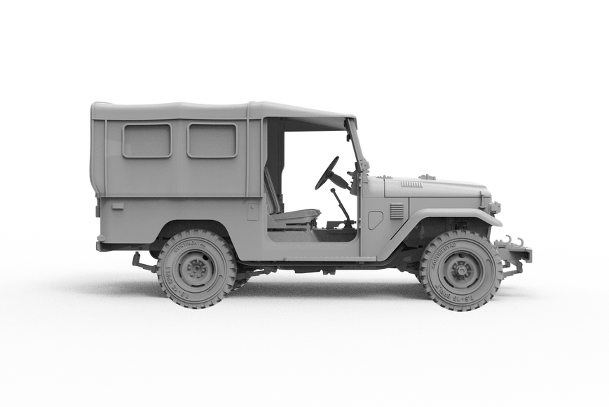 Збірна модель 1/35 японський джип з м`яким дахом (Toyota Land Cruiser FJ43 SUV IDF & LAF) AK-Interactive AK35004 AK35004 фото