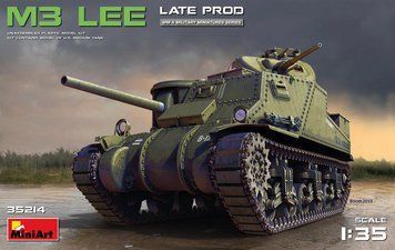 Американський середній танк 1/35 M3 Lee (M3 Lee Late Prod) MiniArt 35214 , збірна модель Мініарт MA35214 фото
