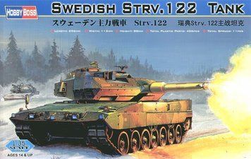 Збірна модель 1/35 німецький танк Леопард Swedish STRV.122 HobbyBoss HB82404 HB82404 фото