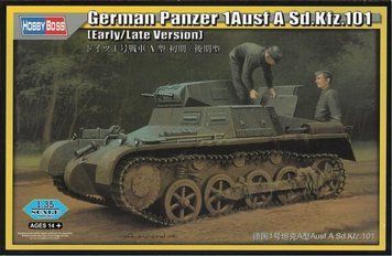 Збірна модель 1/35 німецький легкий танк German Panzer 1 Ausf A Sd.Kfz.101 HobbyBoss HB80145 HB80145 фото