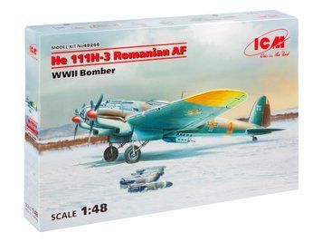 Сборная модель ICM 1/48 He 111H-3 ВВС Румынии, Бомбардировщик II СВ 48266 ICM48266 фото