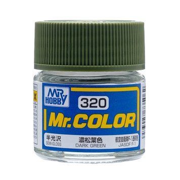 Акрилова фарба Mr.Color Темно-зелена (Dark Green) Mr.Hobby C320 C320 фото