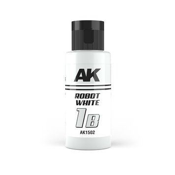Акриловая краска Dual Exo Белый Робот 1B (Robot White) AK-Interactive AK1502 AK1502 фото