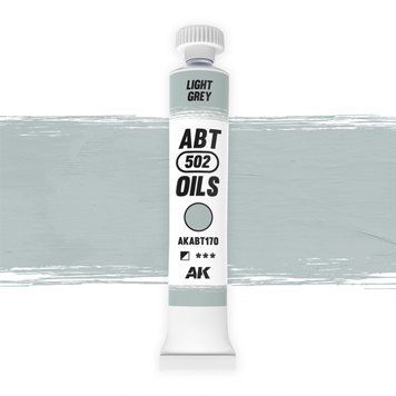 Олійна фарба Світло-Сірий (Light Grey) AK-Interactive AKABT170 AKABT170 фото