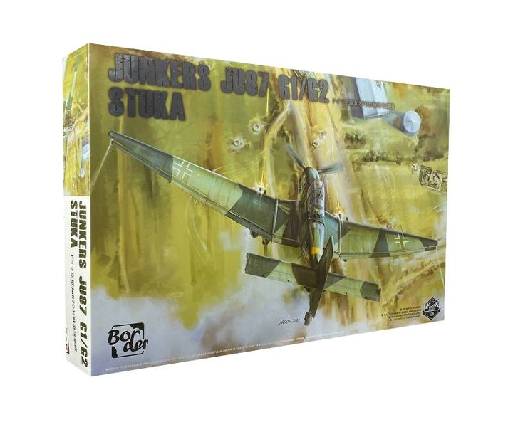 Сборная модель 1/35 Немецкий самолёт JU-87 G STUKA Border Model BF-002 BF-002 фото