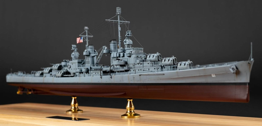 Американский легкий крейсер 1/350 USS San Diego CL-53 Aotori Bunka AT35013 , збірна модель Сан Диего AT35013 фото