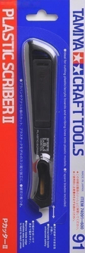 Скрабер для снятия фаски и очистки пластика (Plastic Scriber II) Tamiya Craft Tools 74091 TAM74091 фото