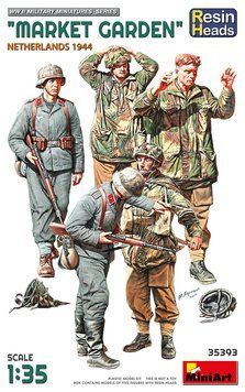 Market Garden (Netherlands 1944) Resin Heads MiniArt 35393 MA35393 фото