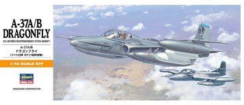Збірна модель 1/72 винищувач A-37 A/B DRAGONFLY Hasegawa 00142 HS00142 фото
