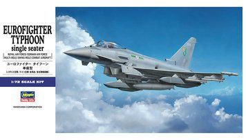 Європейський винищувач 1/72 Eurofighter Typhoon Single Seater Hasegawa 01570 , збірна модель винищувач Хасегава HS01570 фото