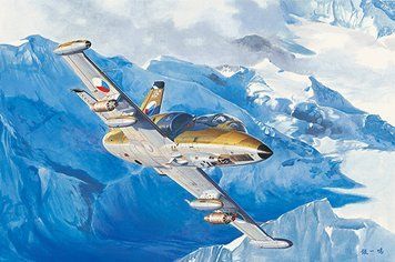 Чехословацький навчальний літак 1/48 Aero L-39ZA Albatros Trumpeter 05805 , збірна модель Альбаторс Трумпетер TR05805 фото