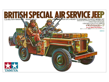 Британський джип 1/35 Jeep SAS Africa Tamiya 35033 , збірна модель джип САС Тамія TAM35033 фото