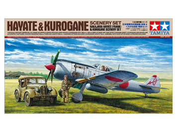 Японський винищувач та джип 1/48 Hayate & Kurogane Tamiya 61116 , збірна модель Хайята та Курогане Тамія TAM61116 фото