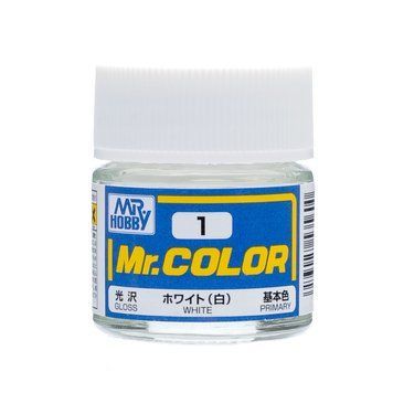 Акрилова фарба Mr.Color Білий (White) Mr.Hobby C001 C001 фото