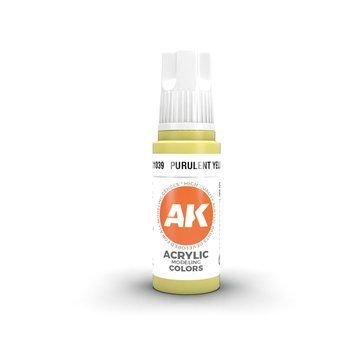 Акриловая краска Бело-желтый (Purulent Yellow) AK-interactive AK11039 AK11039 фото