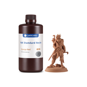 Фотополимерная смола ANYCUBIC Standard Resin 16K - Оранжево-красный (Orange Red) 1 л SHDBZOR-10 фото