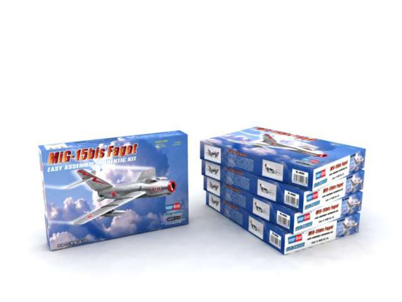 Збірна модель 1/72 Радянський винищувач MiG-15bis Fagot HobbyBoss 80263 HB80263 фото