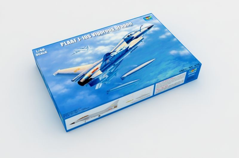 Китайский истребитель 1/48 Chengdu J-10S &laquo;Vigorous Dragon&raquo; Trumpeter 02842 , сборная модель Трумпетер TR02842 фото