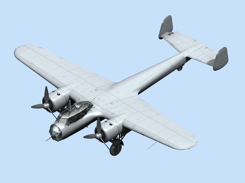 Збірна модель ICM 1/72 Do 17Z-2, Німецький бомбардувальник 2 Світової війни (72304) ICM72304 фото