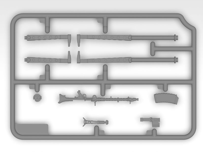 Збірна модель ICM 1/24 Type G4 з MG 34 та німецьким штабним персоналом (24024) ICM24024 фото