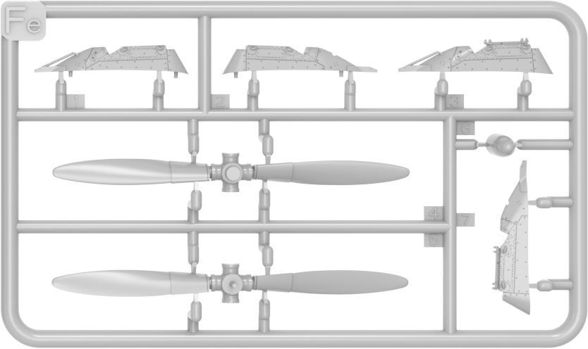 Американський винищувач 1/48 P-47D-15/16 Thunderbolt PTO Razorback Basic Kit MiniArt 48039 , збірна модель MA48039 фото