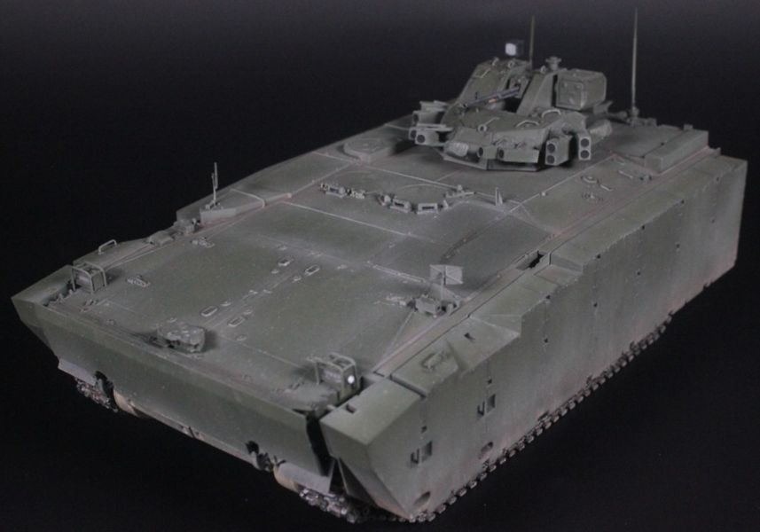 Збірна модель 1/35 Бронетранспортер БТР Об'єкт 693 Курганець 25 Zimi 35024 PH35024 фото