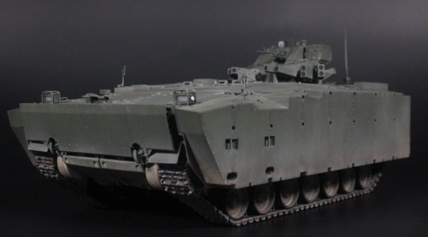 Збірна модель 1/35 Бронетранспортер БТР Об'єкт 693 Курганець 25 Zimi 35024 PH35024 фото