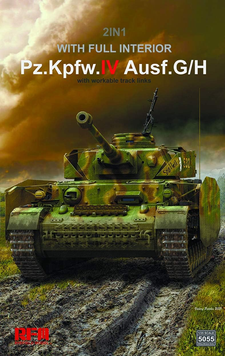 Немецкий средний танк 1/35 Pz.Kpfw. IV Ausf.G/H Full Interior (2 in 1) Rye Field Model RM-5055 RM-5055 фото