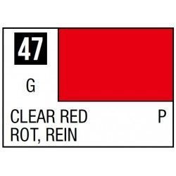 Акриловая краска Mr.Color Прозрачный красный (Clear Red) Mr.Hobby C047 C047 фото