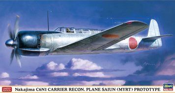 Збірна модель 1/48 японський розвідувальний літак Nakajima C6N1 Saiun Proto Hasegawa 07528 HS07528 фото