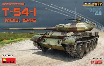 Советский средний танк 1/35 Т-54-1 (T-54-1 Soviet Medium Tank) MiniArt 37003 , сборная модель Миниарт MA37003 фото