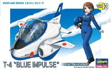 Збірна модель 1/EGG японський навчально-тренувальний літак Egg Plane T-4 Blue Impulse Hasegawa 60123 HS60123 фото