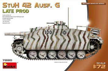 Немецкий истребитель танков 1/72 StuH 42 Ausf. G Late MiniArt 72120 , сборная модель Штуг Миниарт MA72120 фото