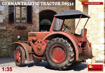 Німецький трактор 1/35 D8532 (German Traffic Tractor) MiniArt 38041 , збірна модель трактора Мініарт MA38041 фото