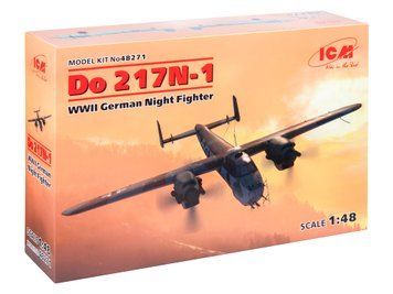 Сборная модель ICM 1/48 Do 217N-1, Немецкий ночной истребитель 2СВ 48271 ICM48271 фото