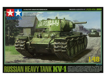 Радянський важкий танк 1/48 КВ-1 Tamiya 32535 , збірна модель танк Тамія TAM32535 фото